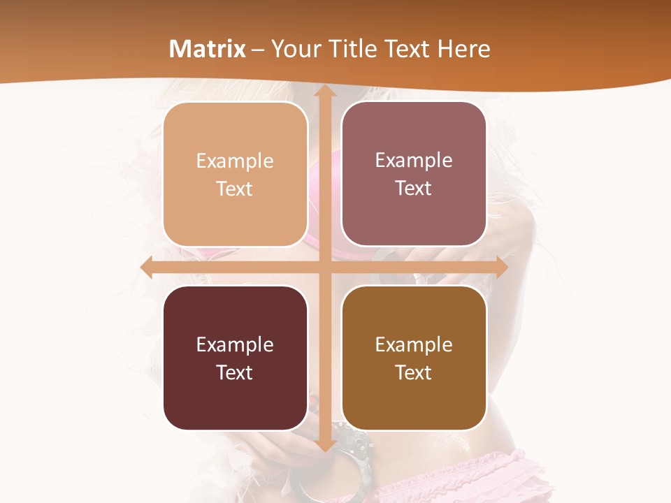 Handcuffs Pretty Elegant PowerPoint Template