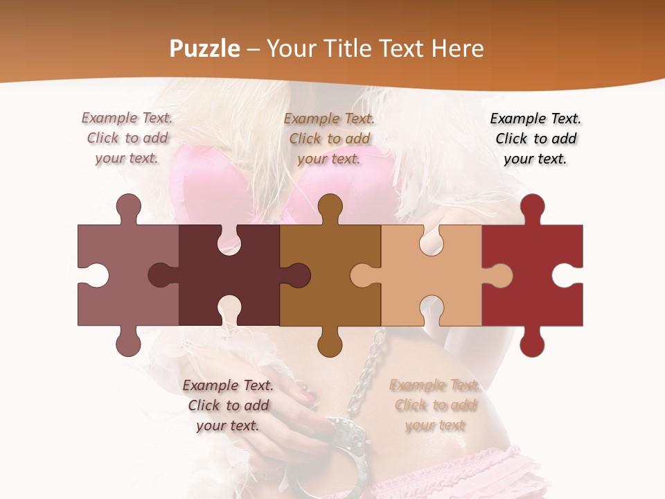 Handcuffs Pretty Elegant PowerPoint Template