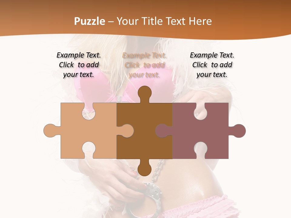 Handcuffs Pretty Elegant PowerPoint Template