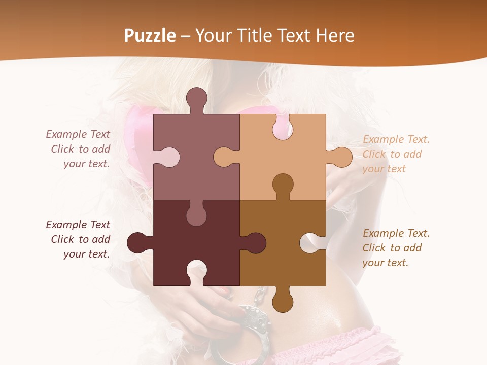 Handcuffs Pretty Elegant PowerPoint Template