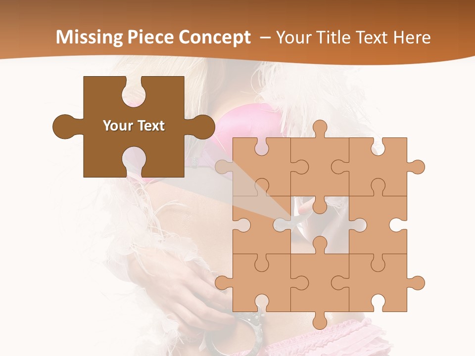 Handcuffs Pretty Elegant PowerPoint Template