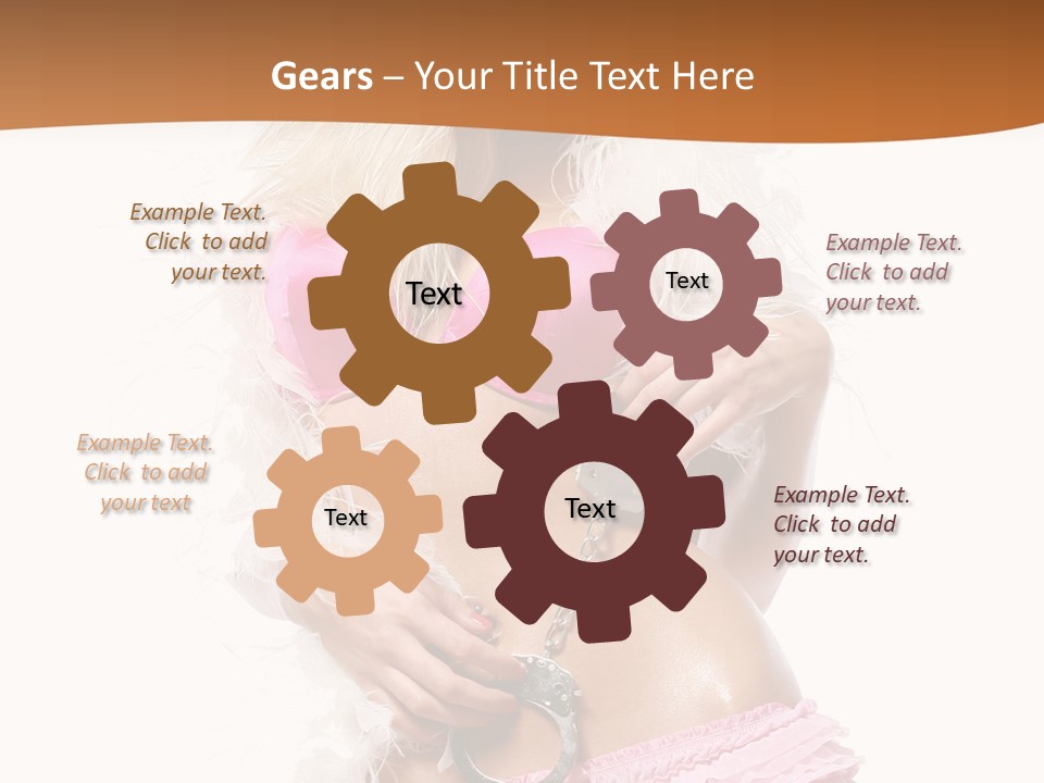 Handcuffs Pretty Elegant PowerPoint Template