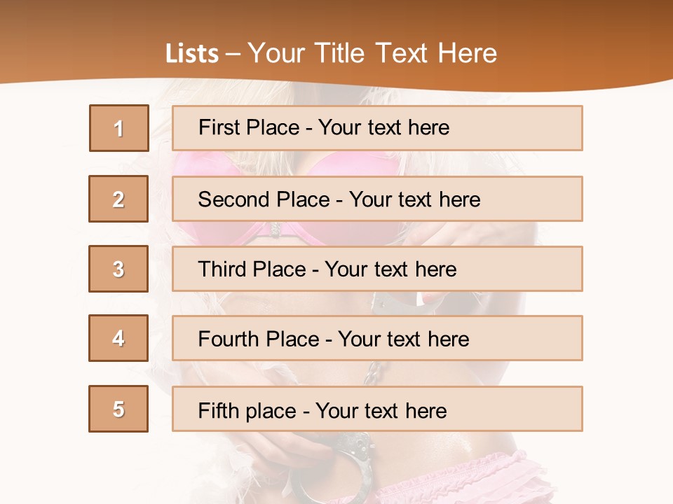 Handcuffs Pretty Elegant PowerPoint Template