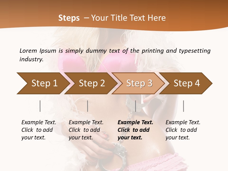 Handcuffs Pretty Elegant PowerPoint Template