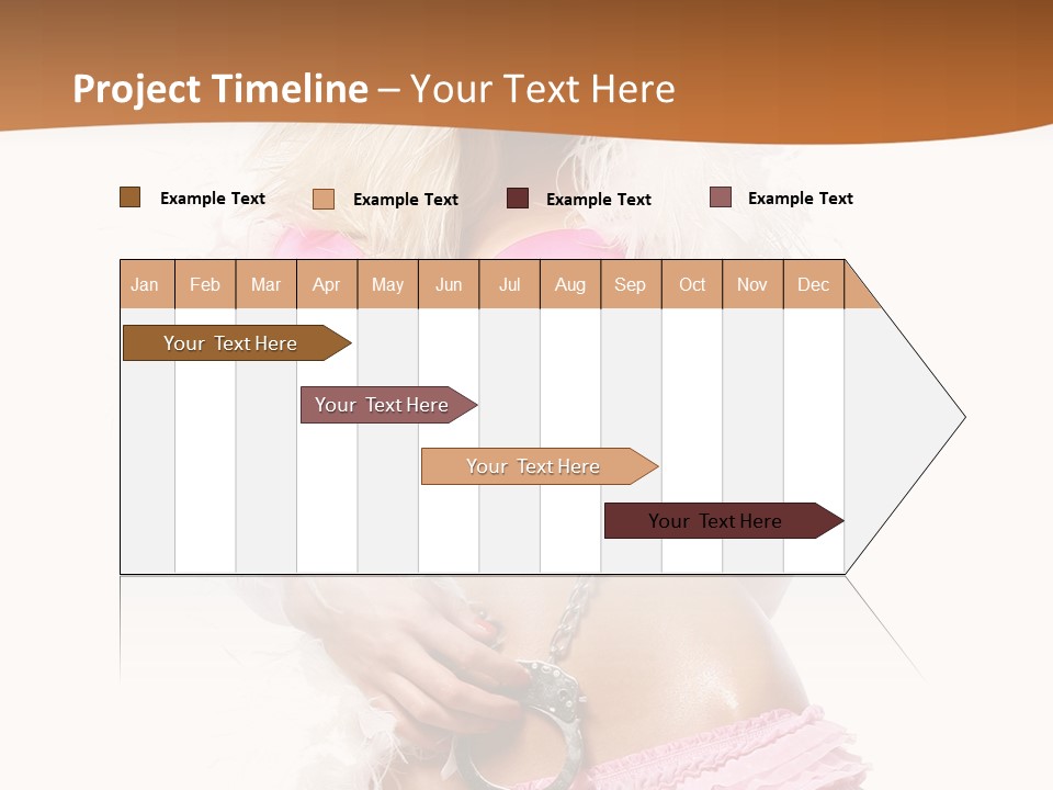 Handcuffs Pretty Elegant PowerPoint Template