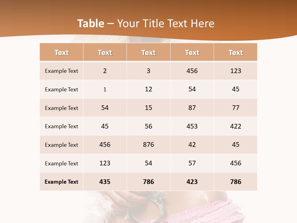 Handcuffs Pretty Elegant PowerPoint Template