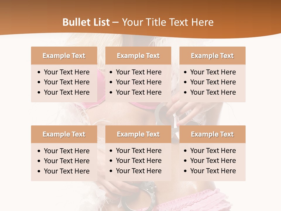 Handcuffs Pretty Elegant PowerPoint Template