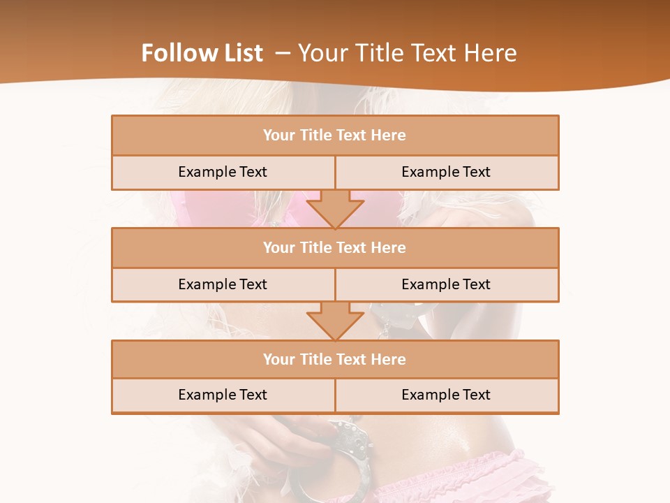 Handcuffs Pretty Elegant PowerPoint Template