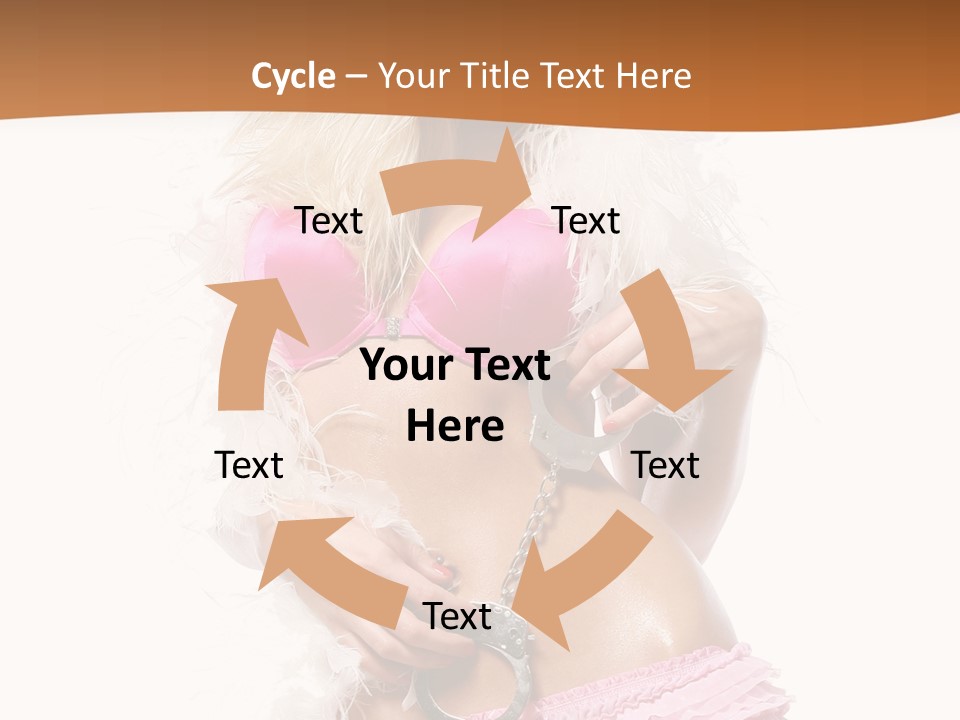 Handcuffs Pretty Elegant PowerPoint Template