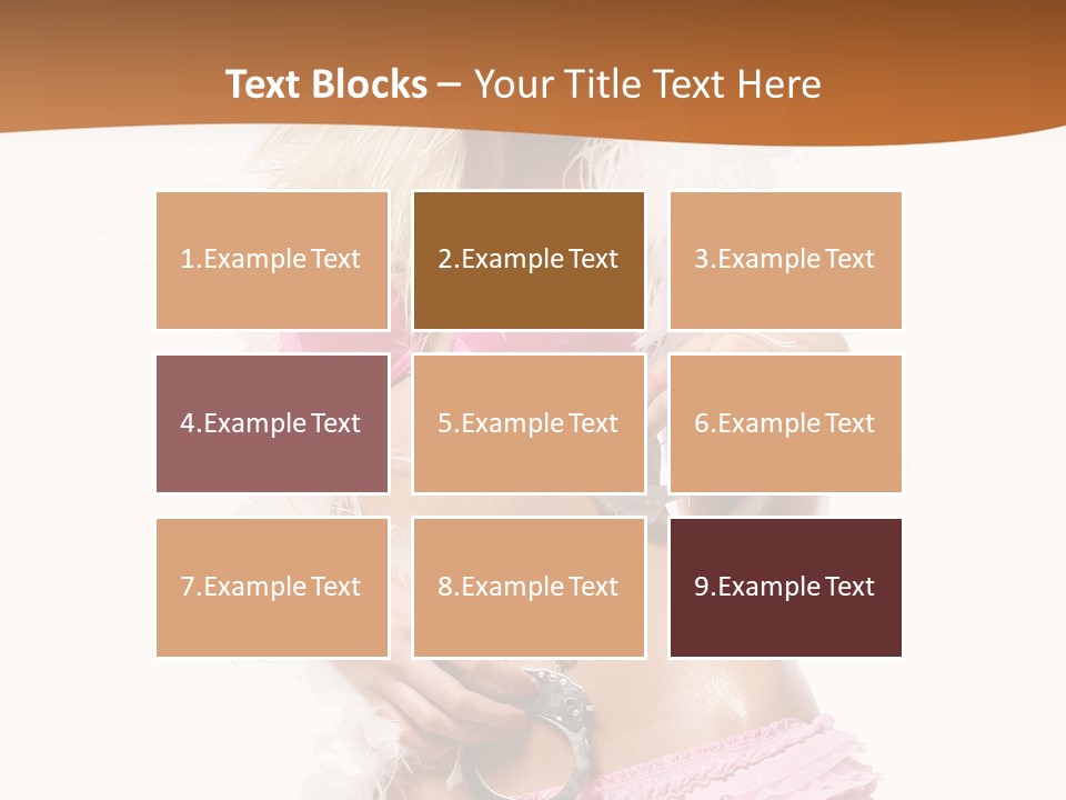 Handcuffs Pretty Elegant PowerPoint Template