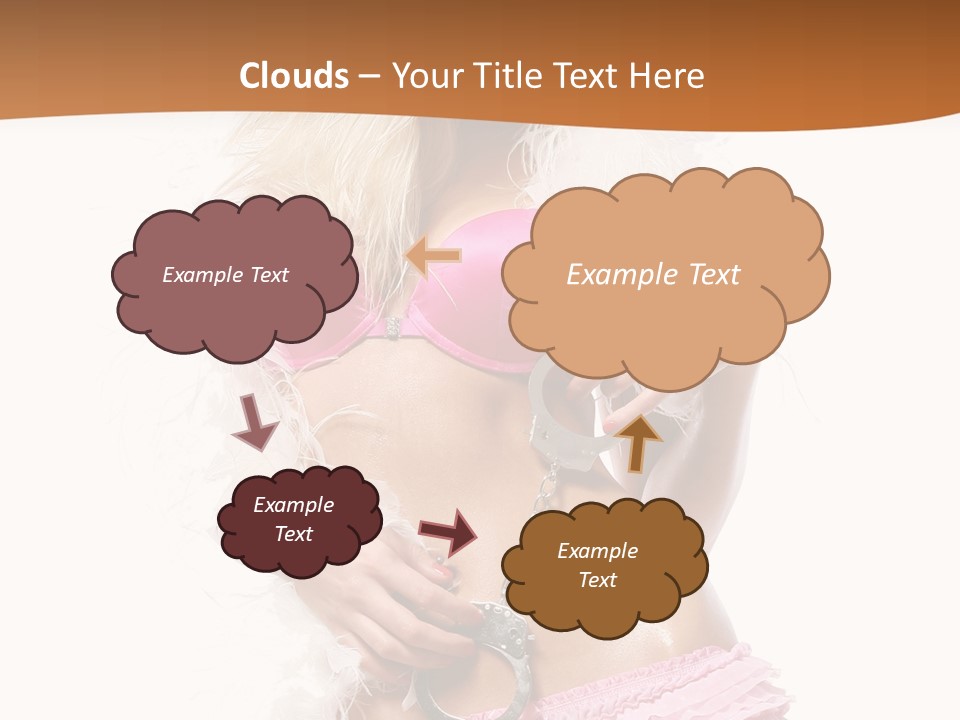 Handcuffs Pretty Elegant PowerPoint Template