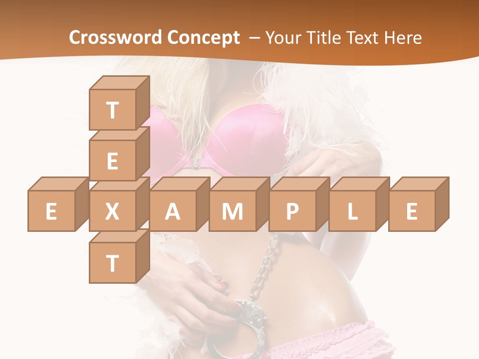 Handcuffs Pretty Elegant PowerPoint Template