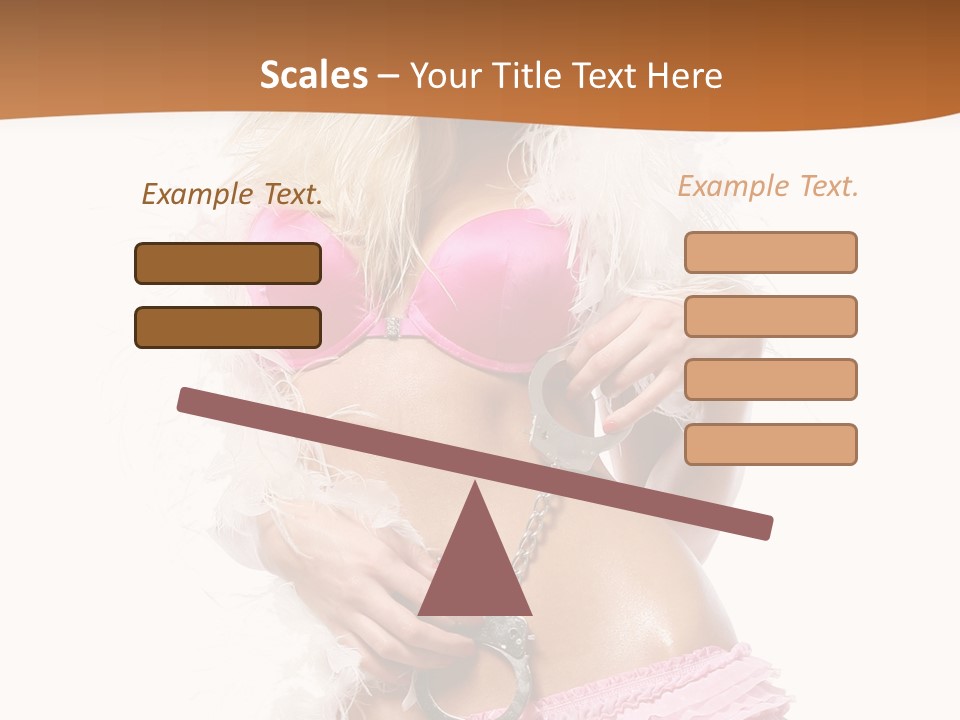 Handcuffs Pretty Elegant PowerPoint Template