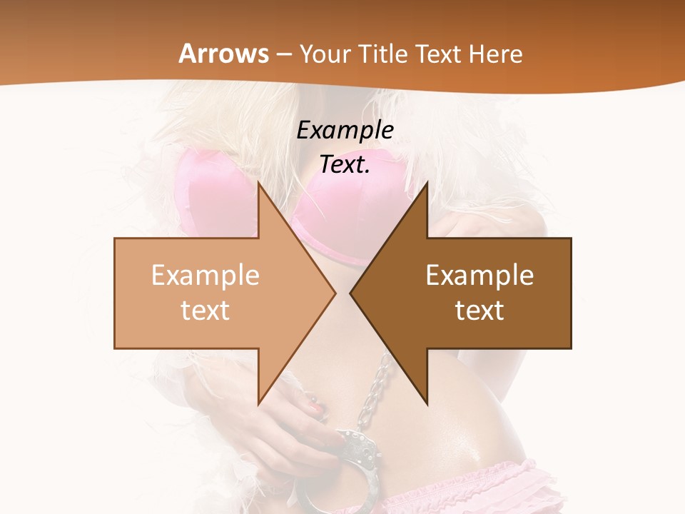 Handcuffs Pretty Elegant PowerPoint Template