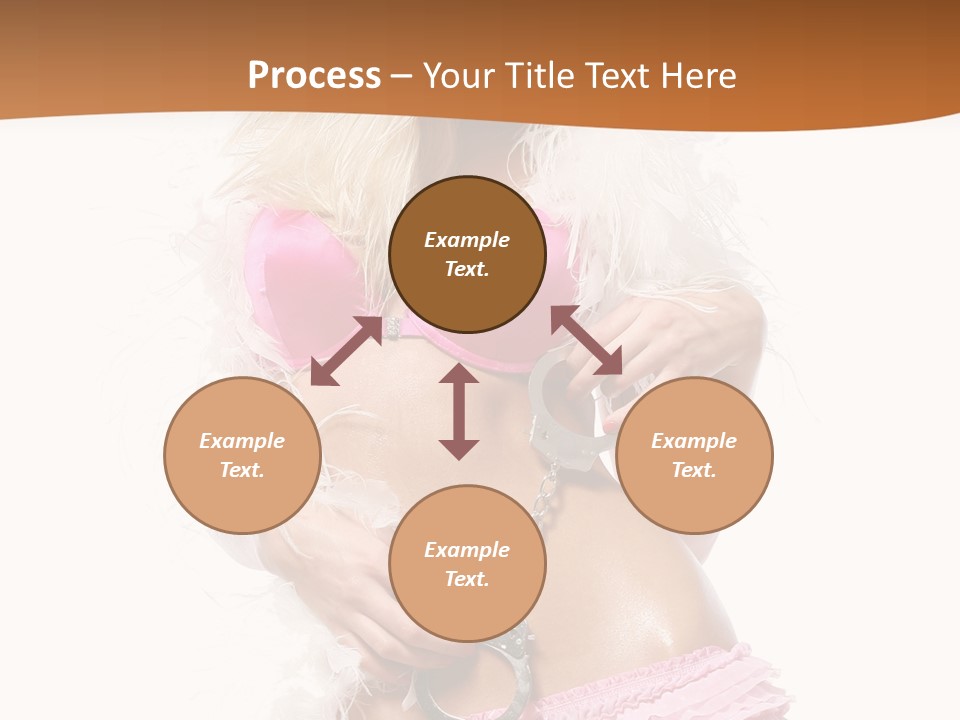 Handcuffs Pretty Elegant PowerPoint Template