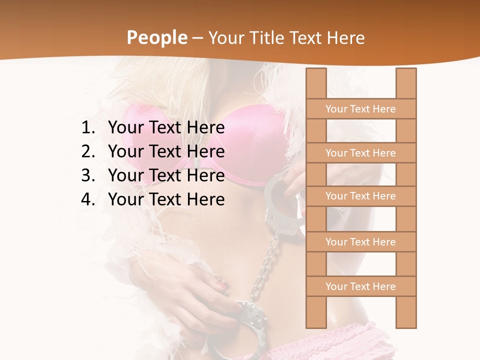 Handcuffs Pretty Elegant PowerPoint Template