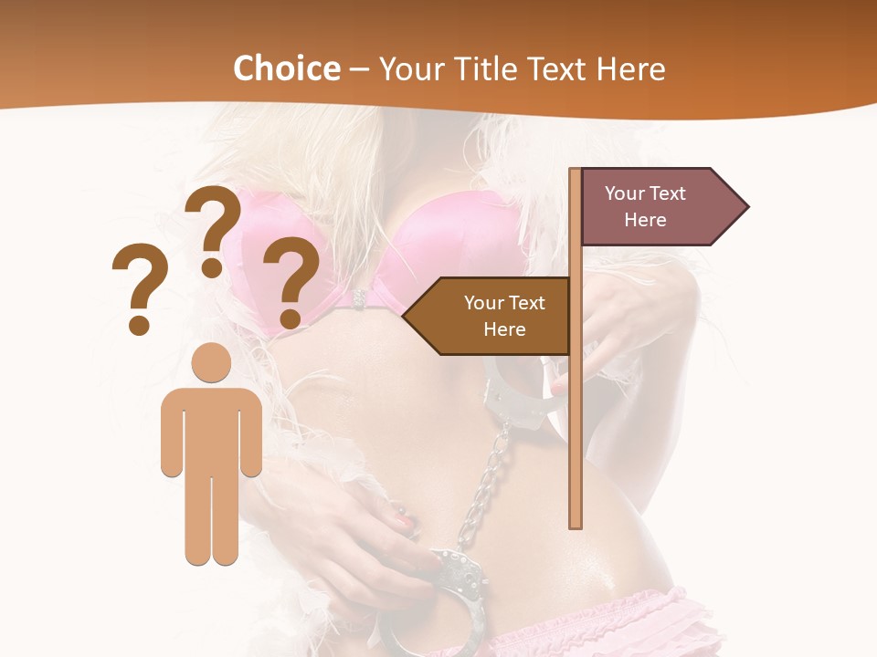 Handcuffs Pretty Elegant PowerPoint Template