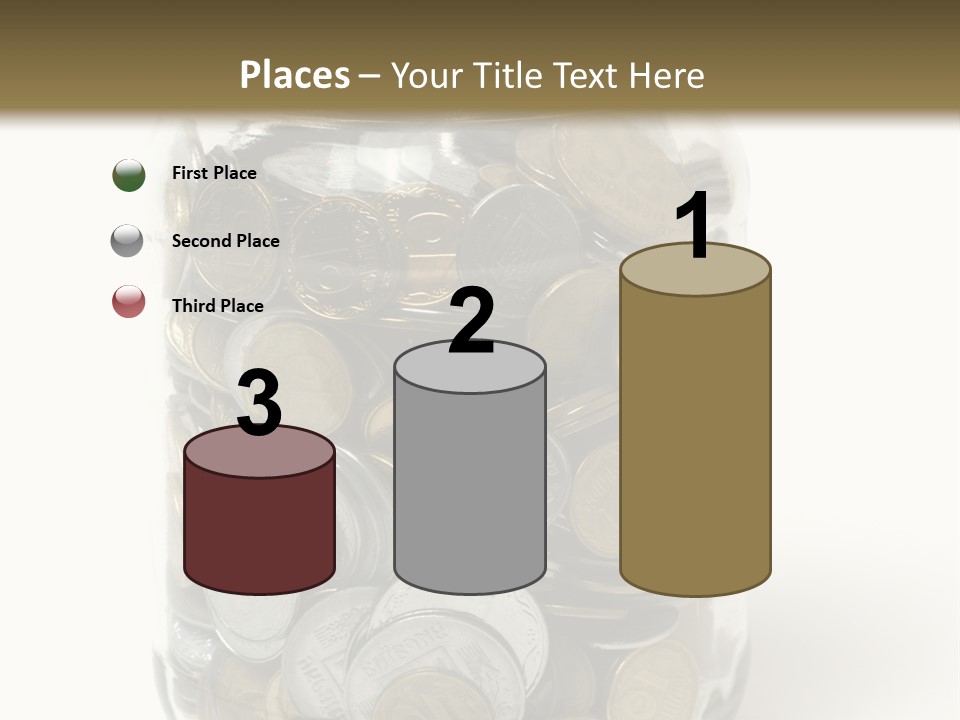 Caucasian Girl Cheerful PowerPoint Template