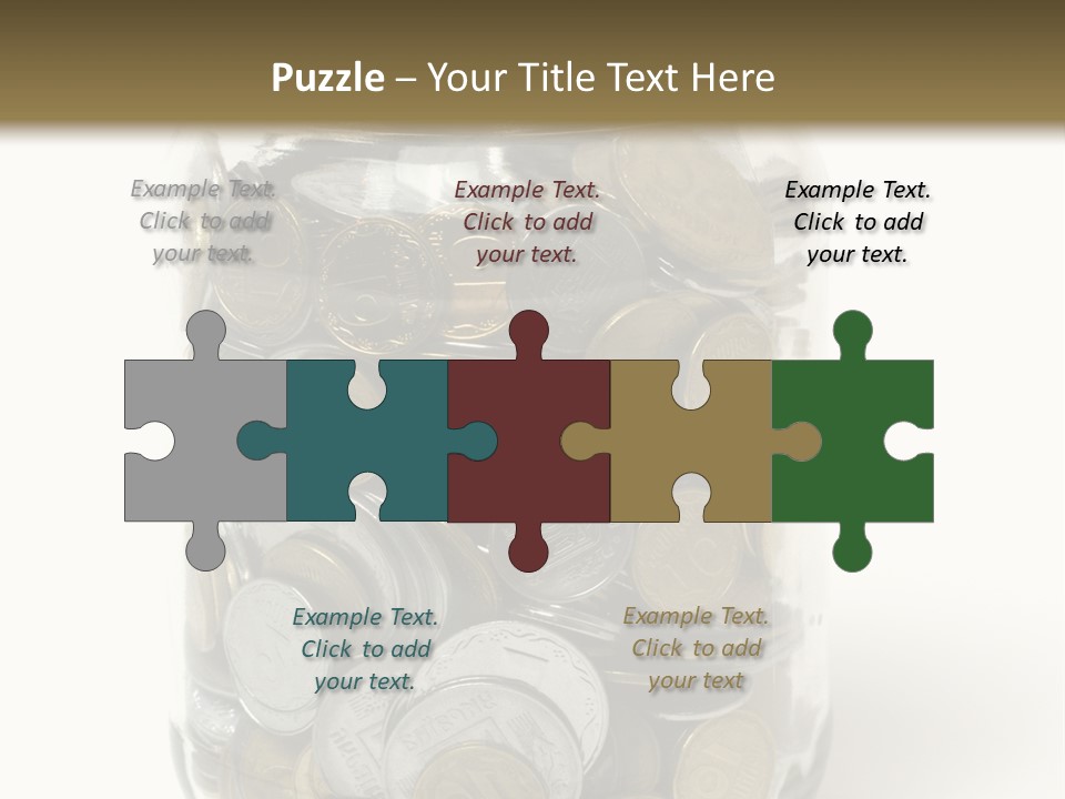 Caucasian Girl Cheerful PowerPoint Template