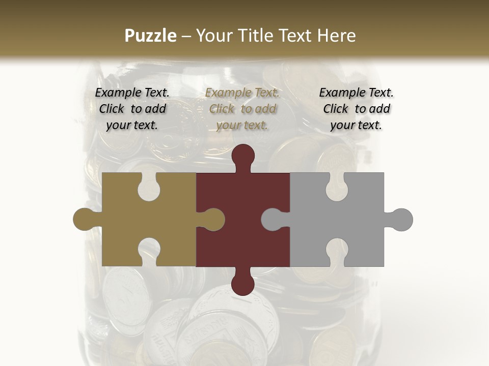 Caucasian Girl Cheerful PowerPoint Template