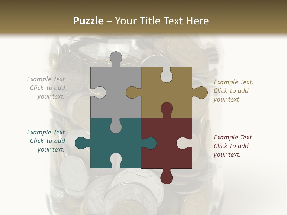 Caucasian Girl Cheerful PowerPoint Template