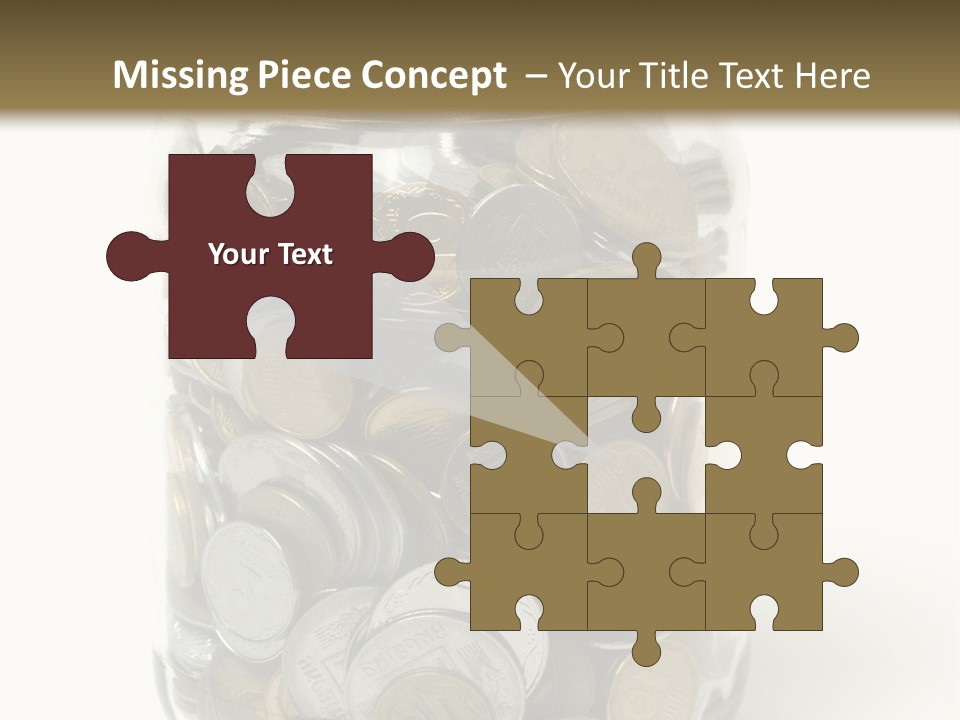 Caucasian Girl Cheerful PowerPoint Template