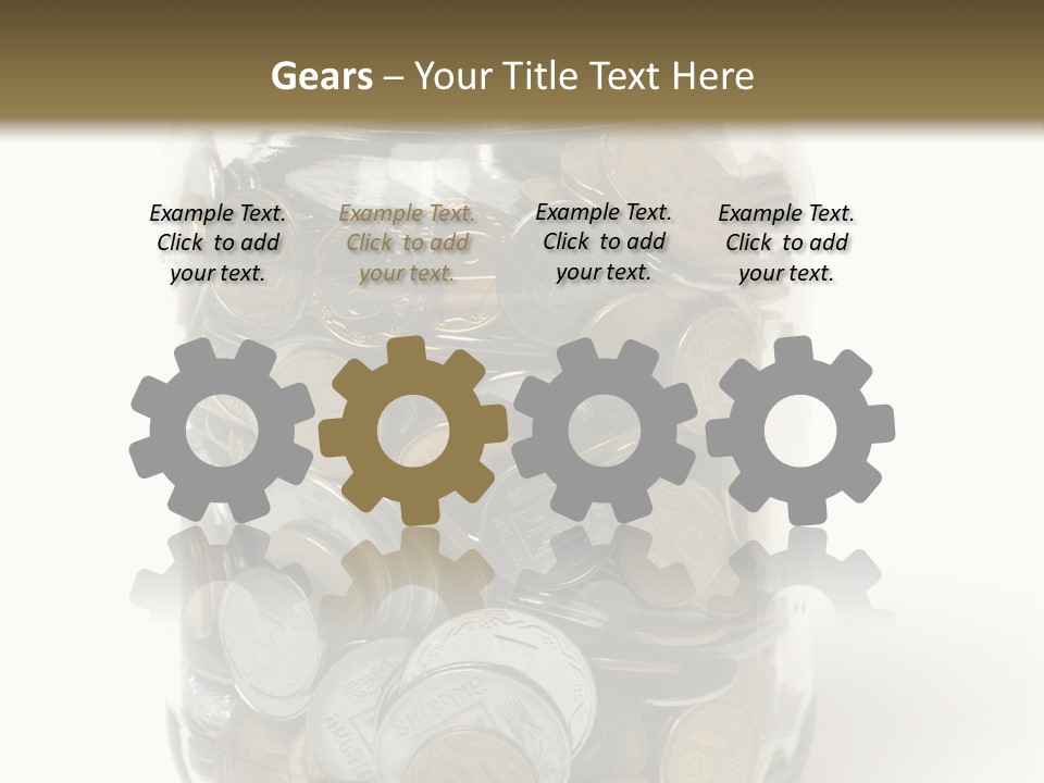 Caucasian Girl Cheerful PowerPoint Template