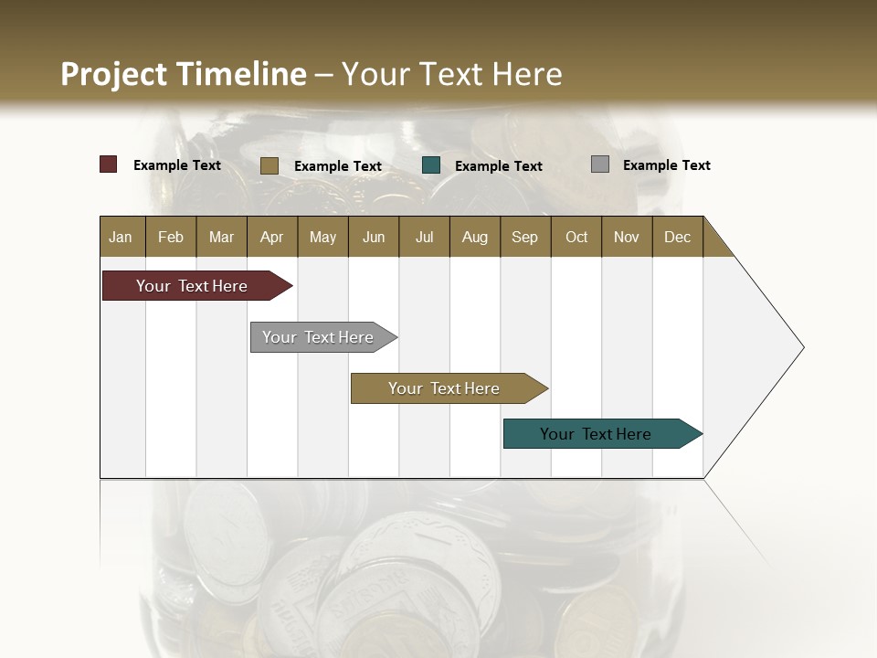 Caucasian Girl Cheerful PowerPoint Template
