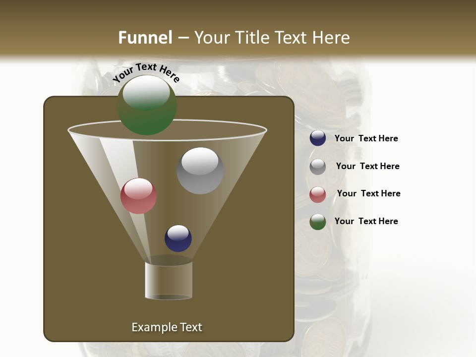 Caucasian Girl Cheerful PowerPoint Template