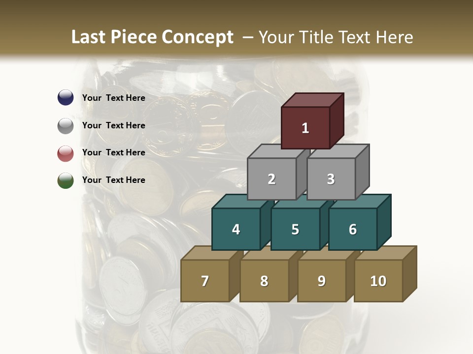 Caucasian Girl Cheerful PowerPoint Template