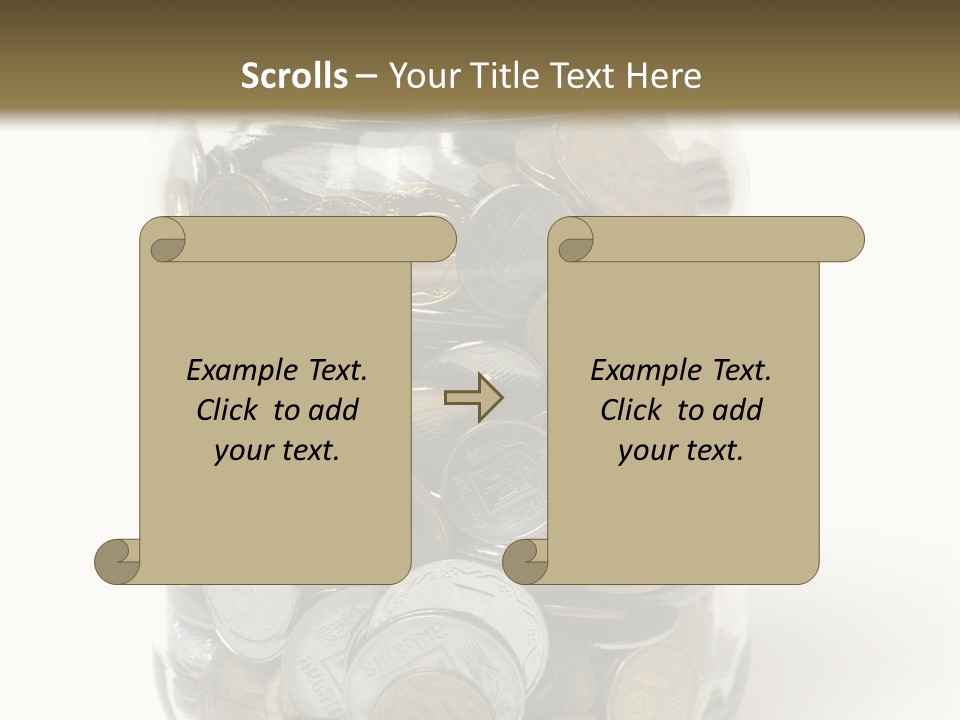 Caucasian Girl Cheerful PowerPoint Template