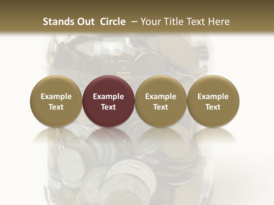 Caucasian Girl Cheerful PowerPoint Template