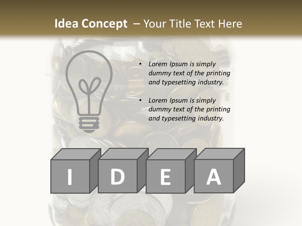 Caucasian Girl Cheerful PowerPoint Template