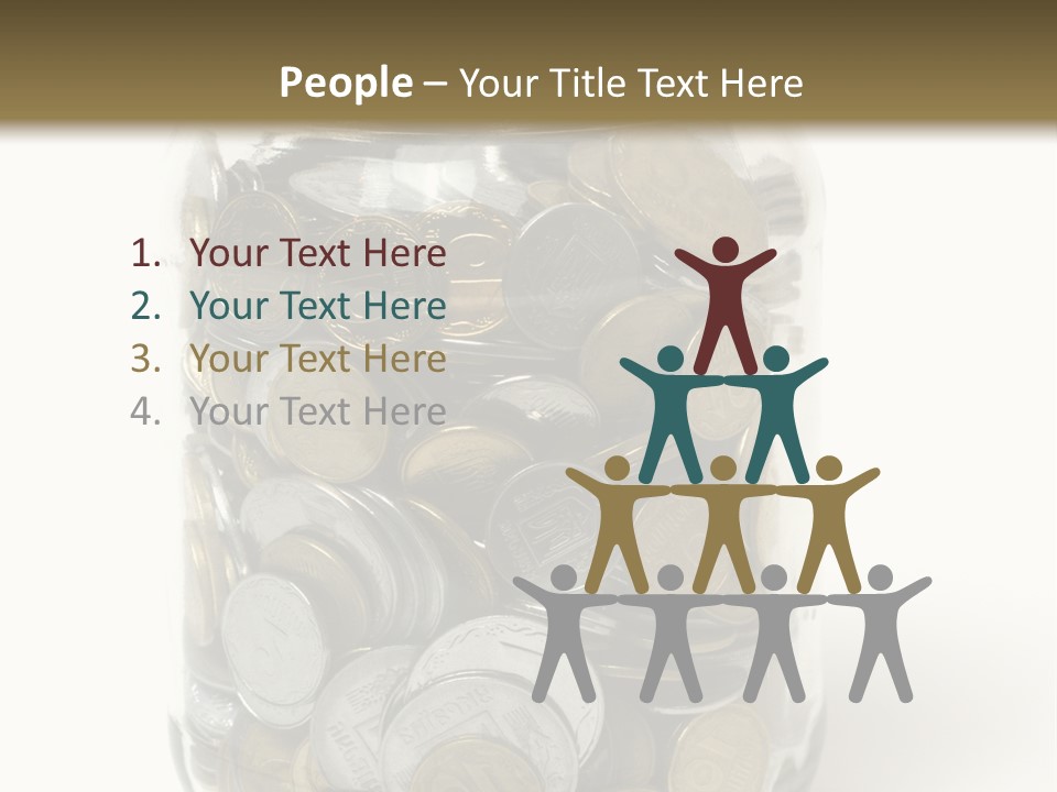 Caucasian Girl Cheerful PowerPoint Template