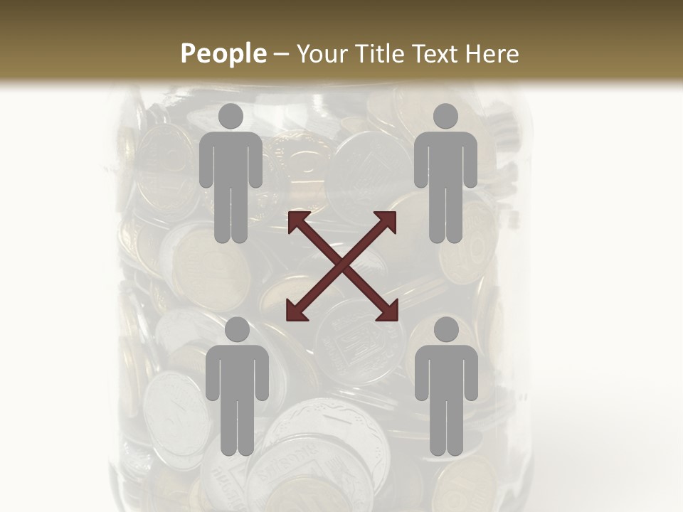 Caucasian Girl Cheerful PowerPoint Template