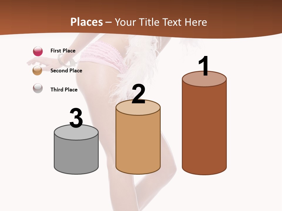 Person Beauty Isolated PowerPoint Template