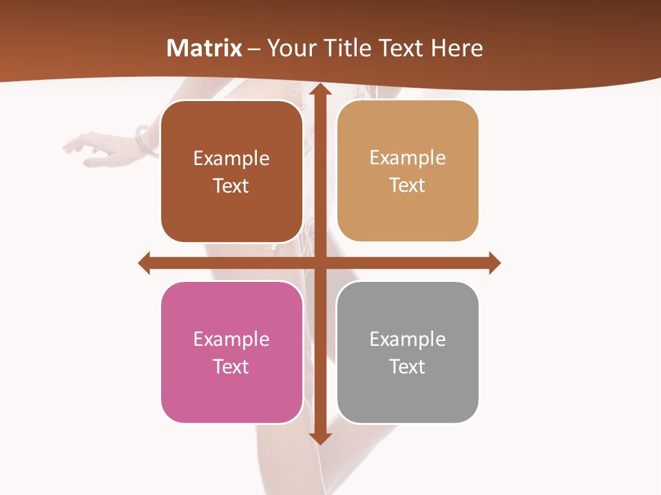 Person Beauty Isolated PowerPoint Template