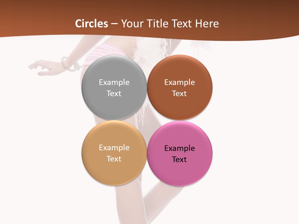 Person Beauty Isolated PowerPoint Template