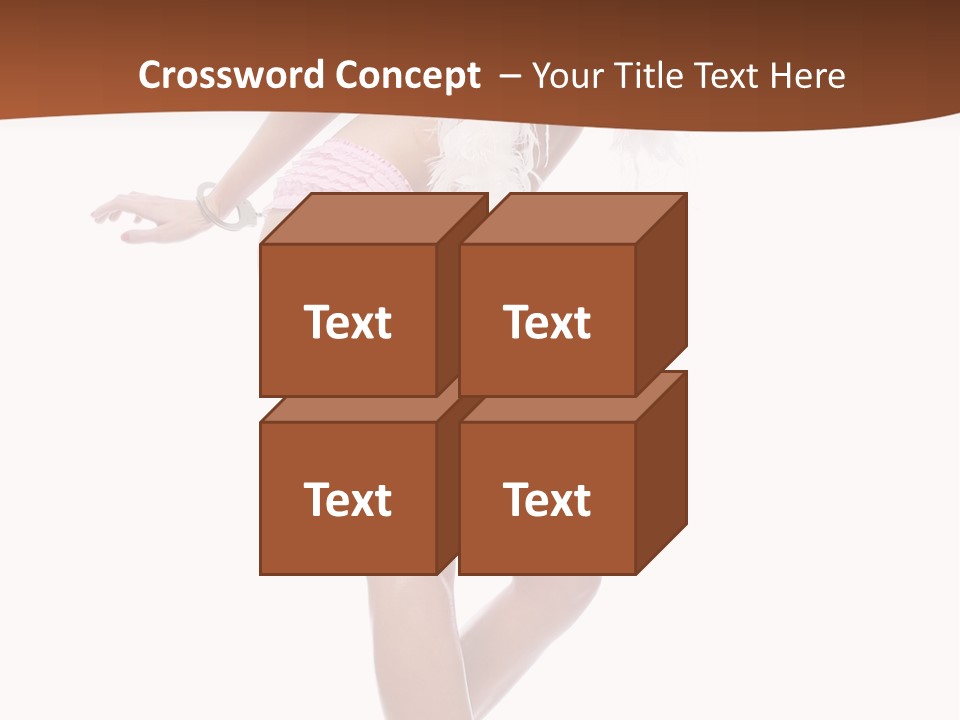 Person Beauty Isolated PowerPoint Template