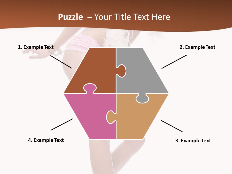 Person Beauty Isolated PowerPoint Template