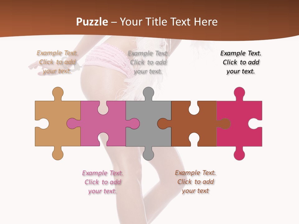 Person Beauty Isolated PowerPoint Template