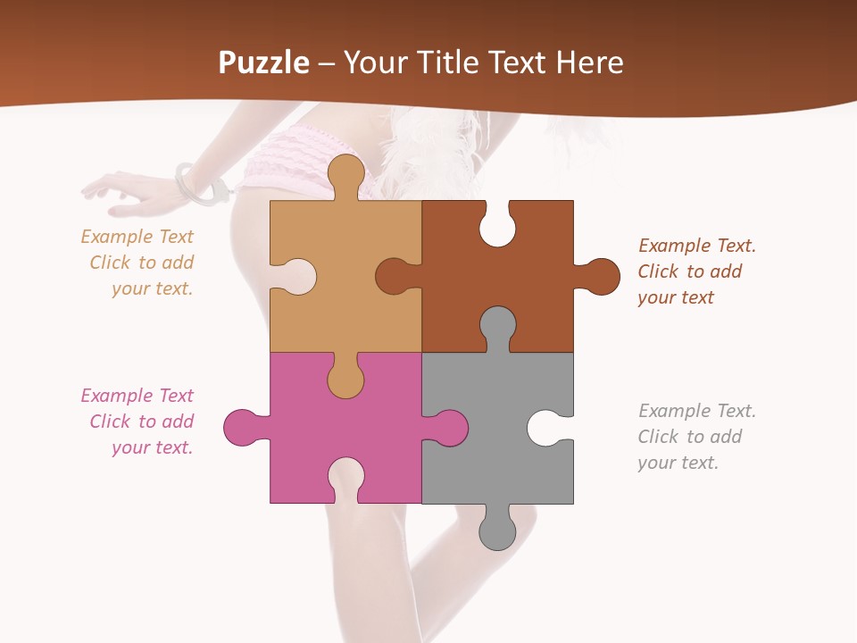 Person Beauty Isolated PowerPoint Template