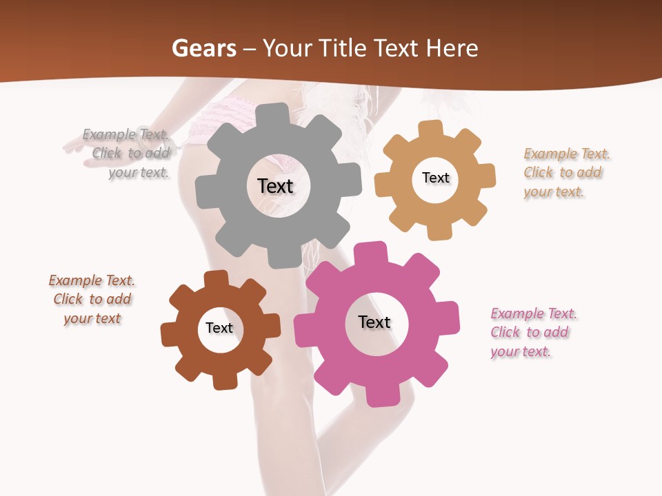 Person Beauty Isolated PowerPoint Template