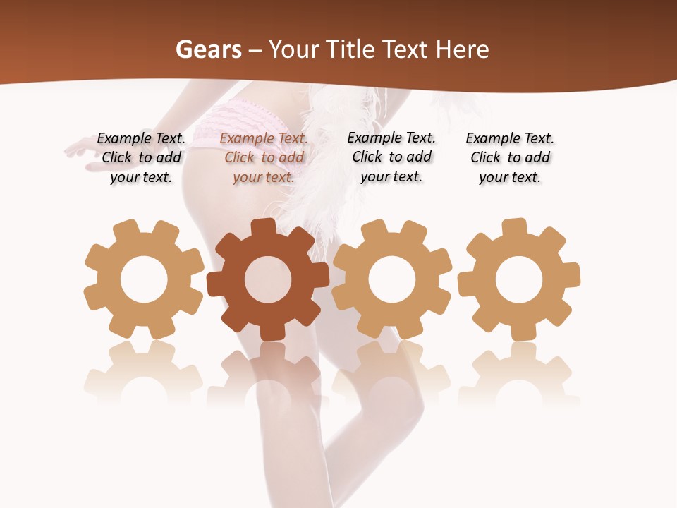 Person Beauty Isolated PowerPoint Template