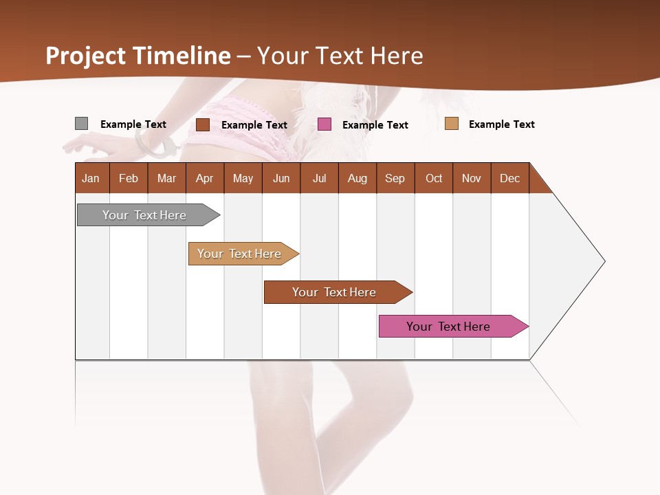 Person Beauty Isolated PowerPoint Template