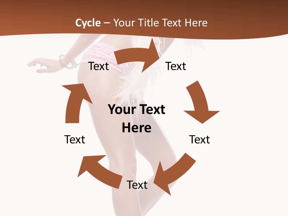 Person Beauty Isolated PowerPoint Template