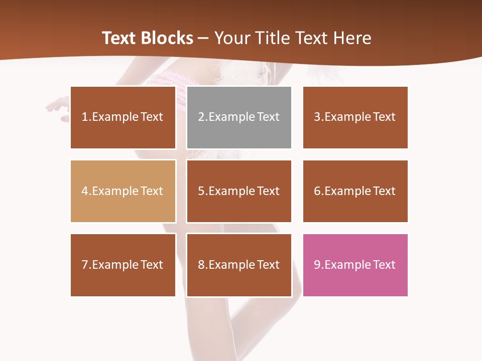 Person Beauty Isolated PowerPoint Template