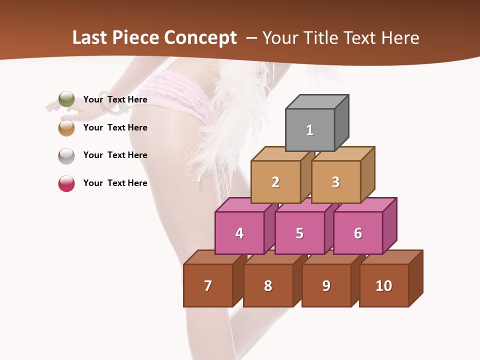 Person Beauty Isolated PowerPoint Template