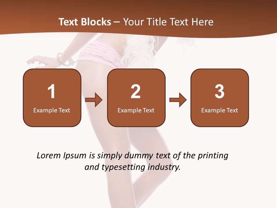 Person Beauty Isolated PowerPoint Template