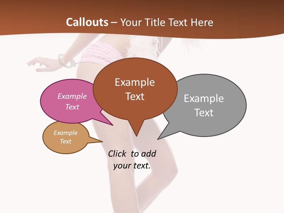 Person Beauty Isolated PowerPoint Template